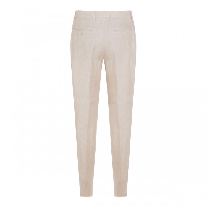 BEIGE LINEN PANTS 2