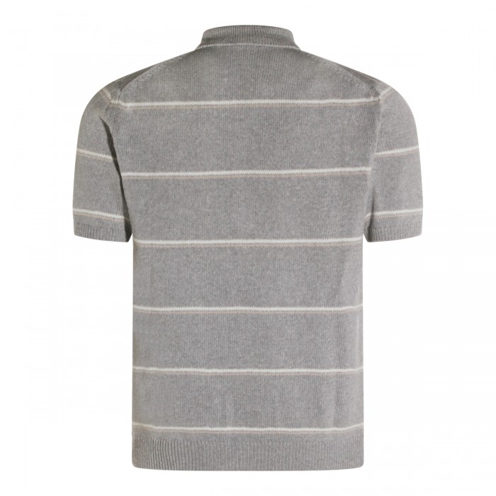 GREY COTTON POLO SHIRT 2