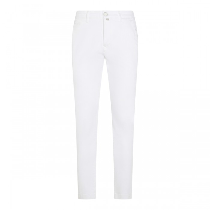 WHITE COTTON PANTS