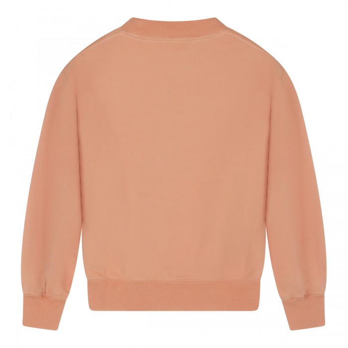LIGHT ORANGE COTTON SWEATSHIRT 2
