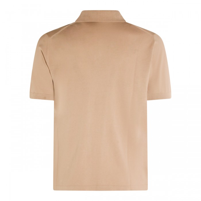 CAMEL COTTON POLO SHIRT 2