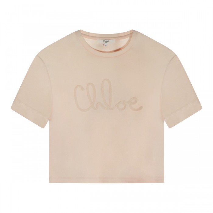 BEIGE COTTON T-SHIRT