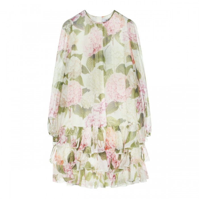 MULTICOLOR SILK DRESS