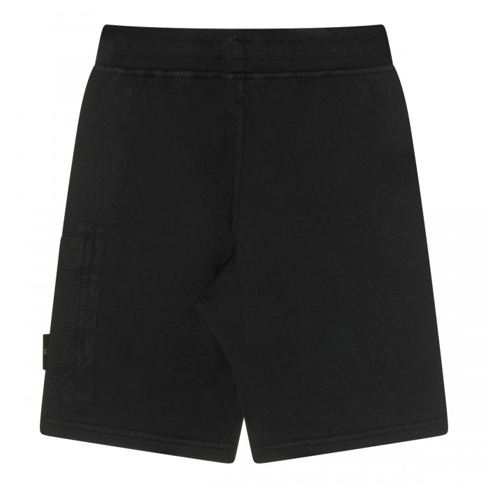 BLACK COTTON SHORTS 2