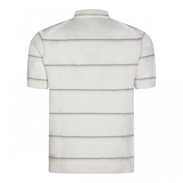 BEIGE AND SAND COTTON POLO... 2