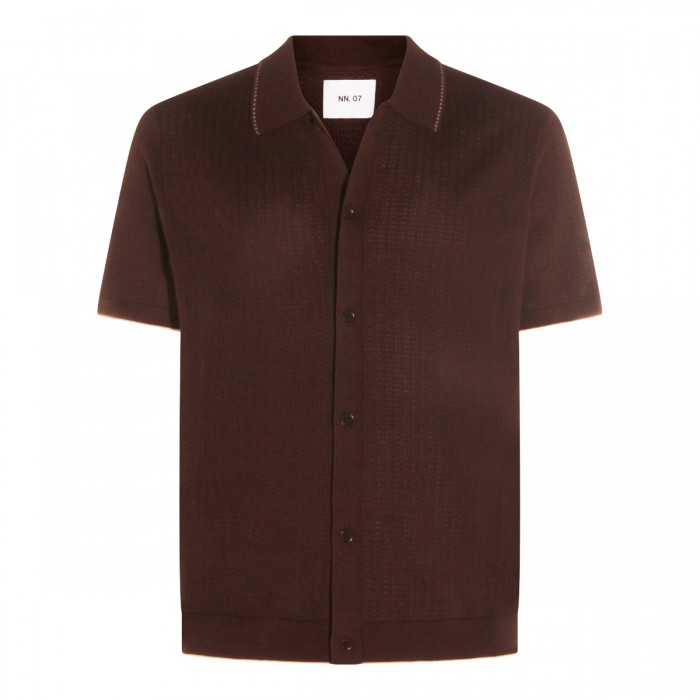 BROWN COTTON SHIRT