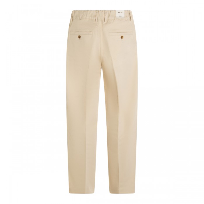 IVORY COTTON PANTS 2