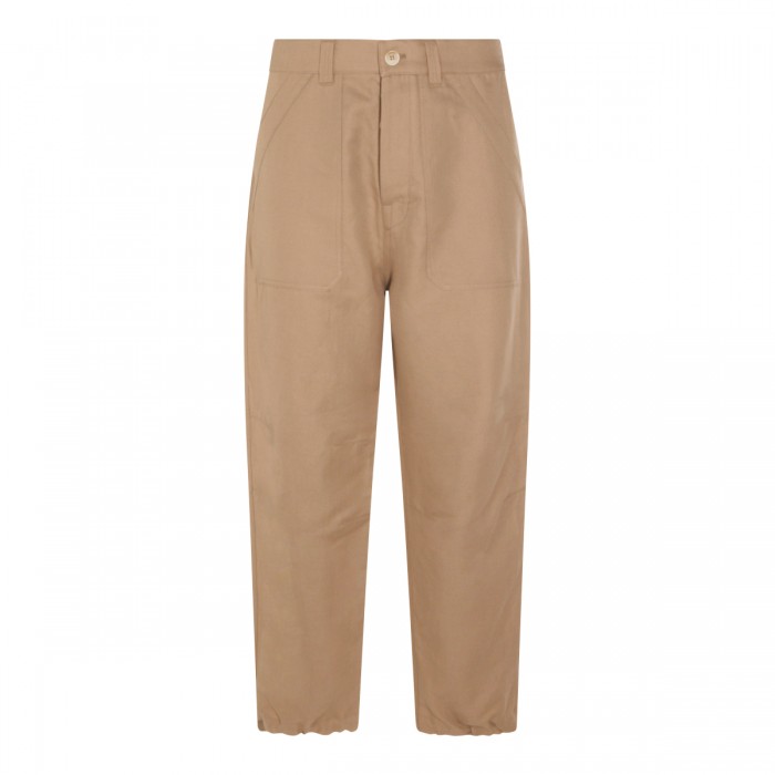 BEIGE LINEN PANTS
