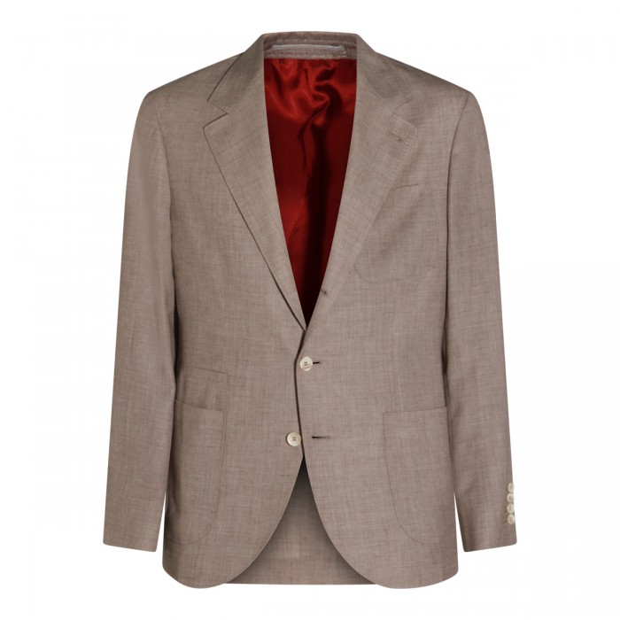 BEIGE WOOL BLAZER