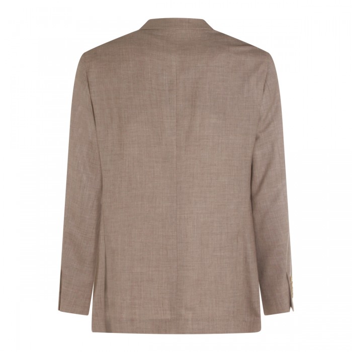 BEIGE WOOL BLAZER 2