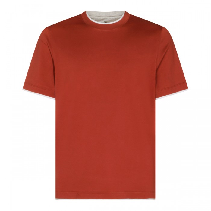 RED COTTON T-SHIRT