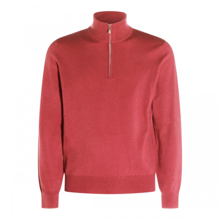 RED WOOL KNITWEAR