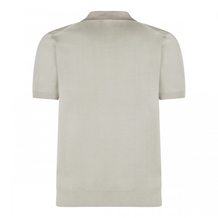 SAND COTTON POLO SHIRT 2