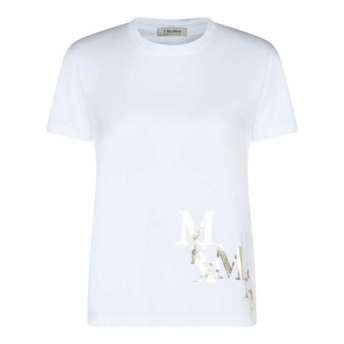 WHITE COTTON T-SHIRT