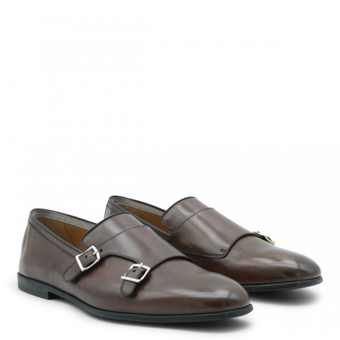BROWN LEATHER LOAFERS 2