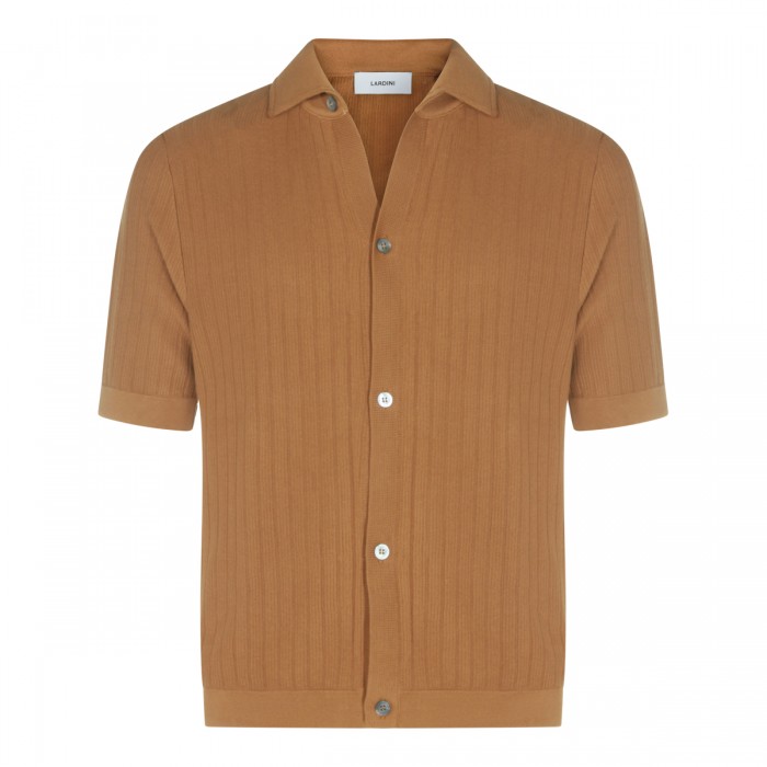 CAMEL COTTON SHIRT