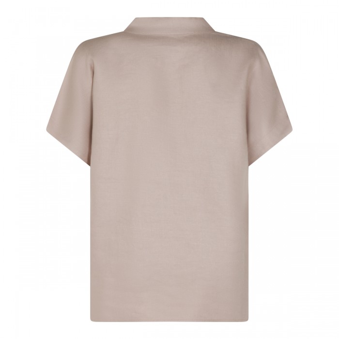 BEIGE LINEN TOP 2