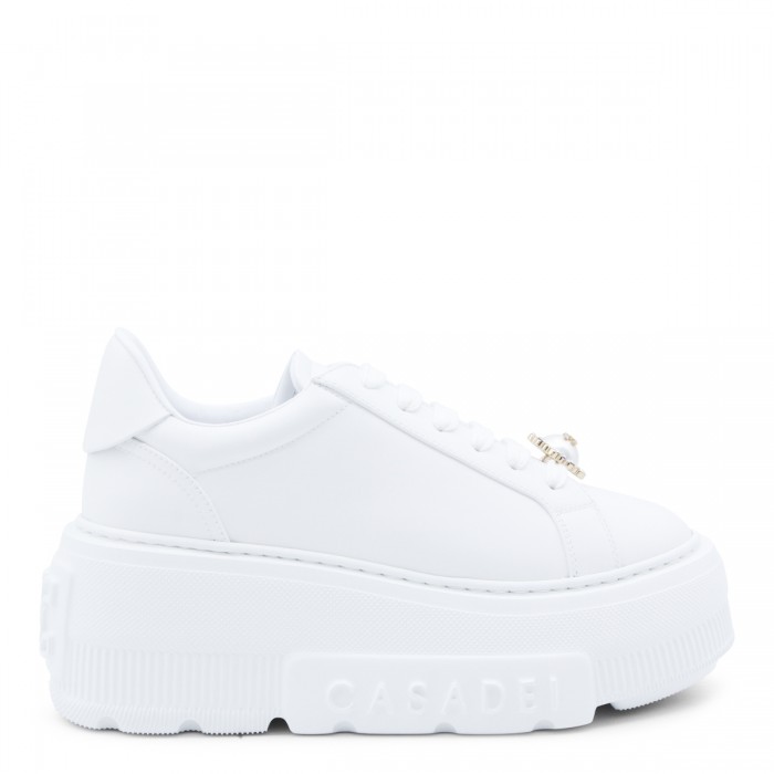 WHITE LEATHER NEXUS SNEAKERS