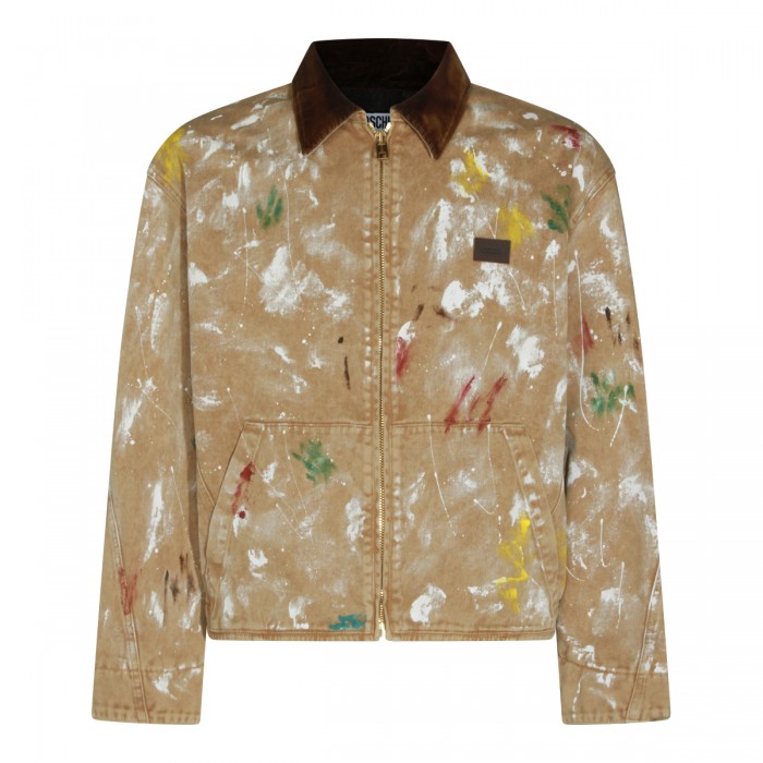 SAND COTTON CASUAL JACKET