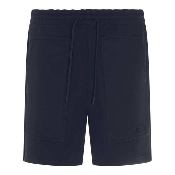 NAVY COTTON SHORTS