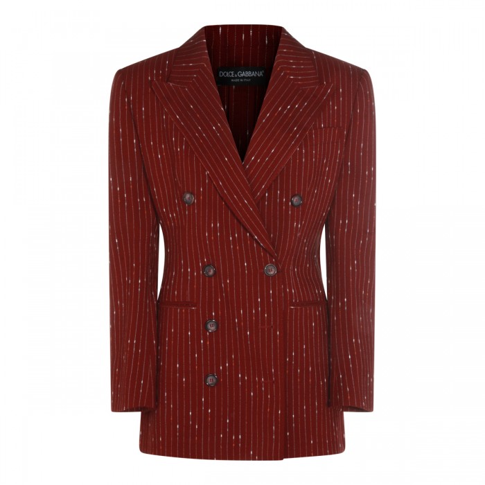 RED VISCOSE BLAZER