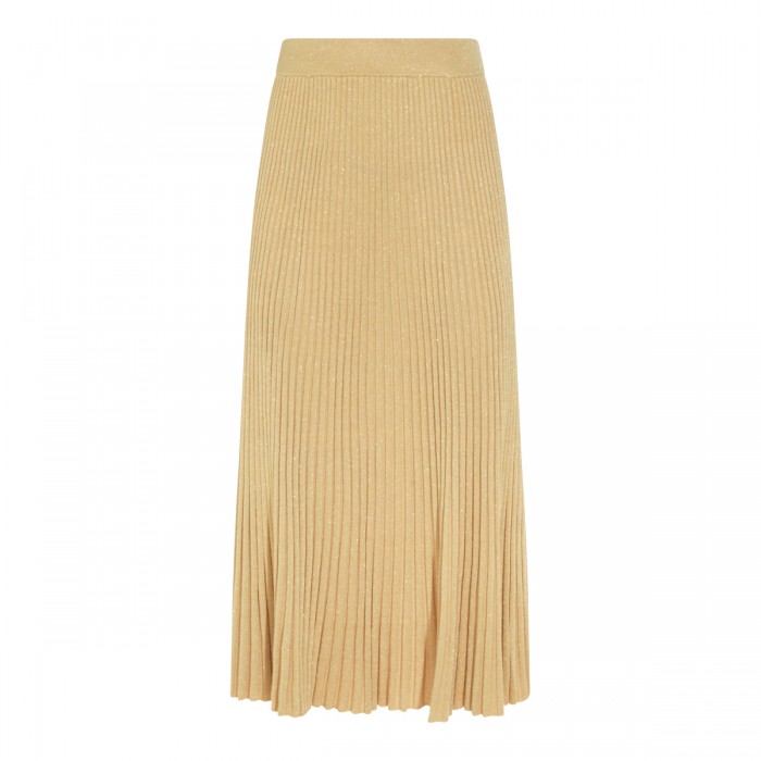 GOLD VISCOSE SKIRT
