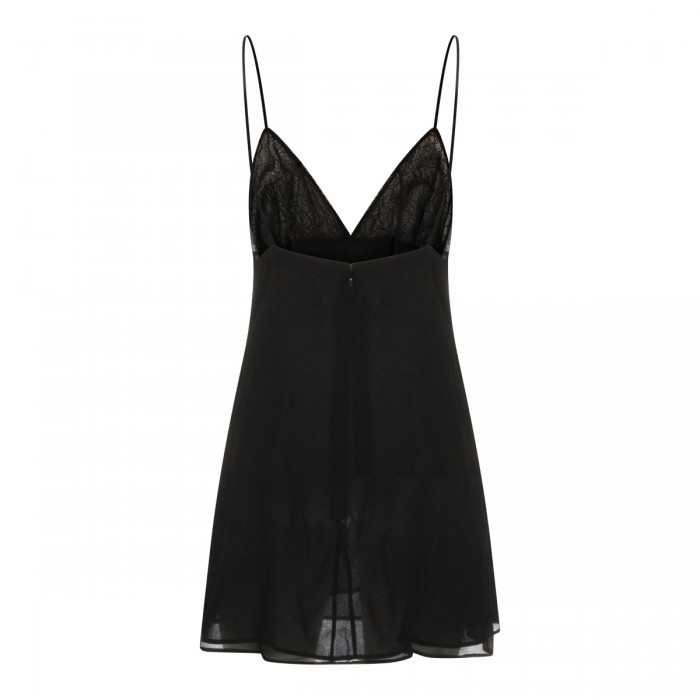 BLACK VISCOSE DRESS 2