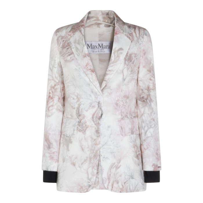 WHITE SILK MXSPALOMBA BLAZER