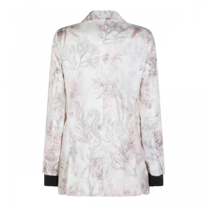 WHITE SILK MXSPALOMBA BLAZER 2