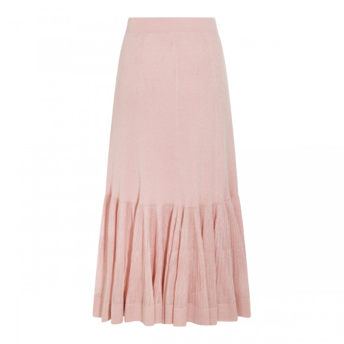 PINK VISCOSE SKIRT 2