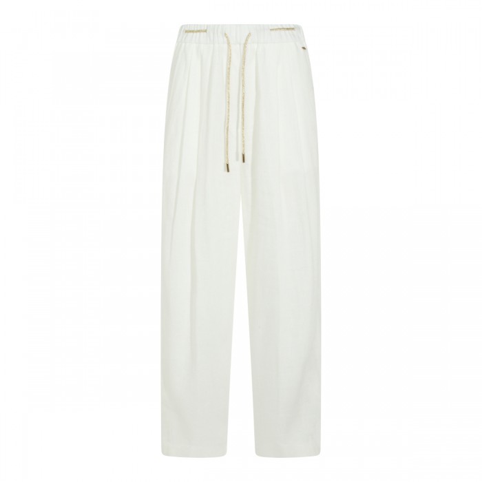 WHITE VISCOSE PANT