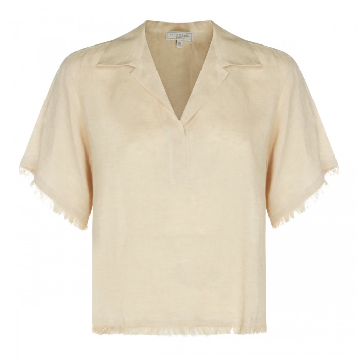 BEIGE LINEN SHIRT