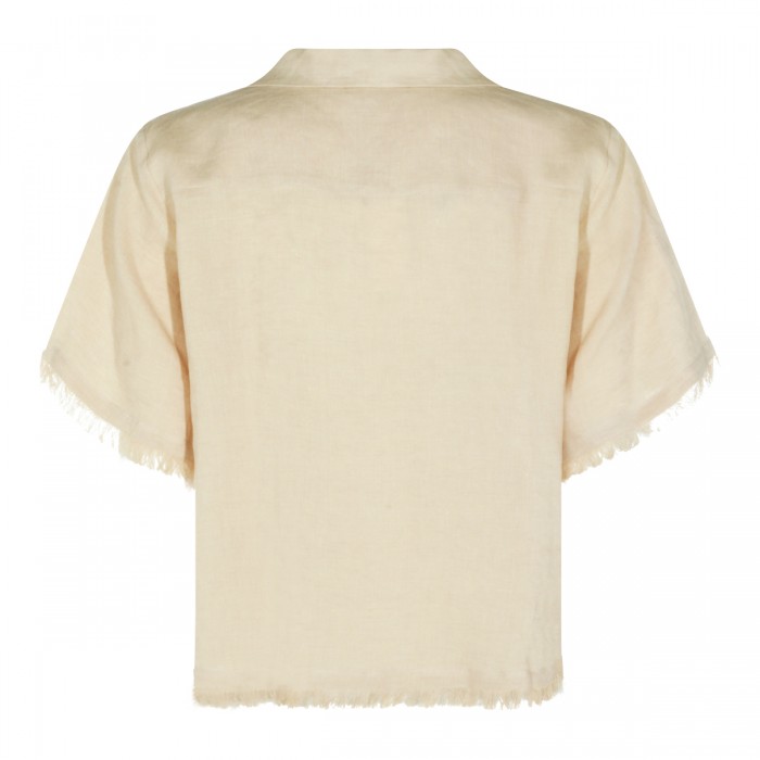 BEIGE LINEN SHIRT 2