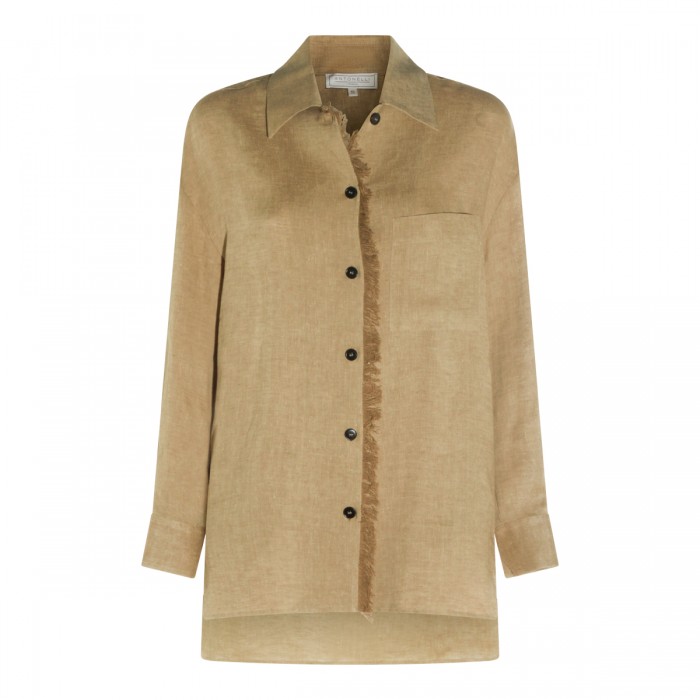 BEIGE LINEN SHIRT