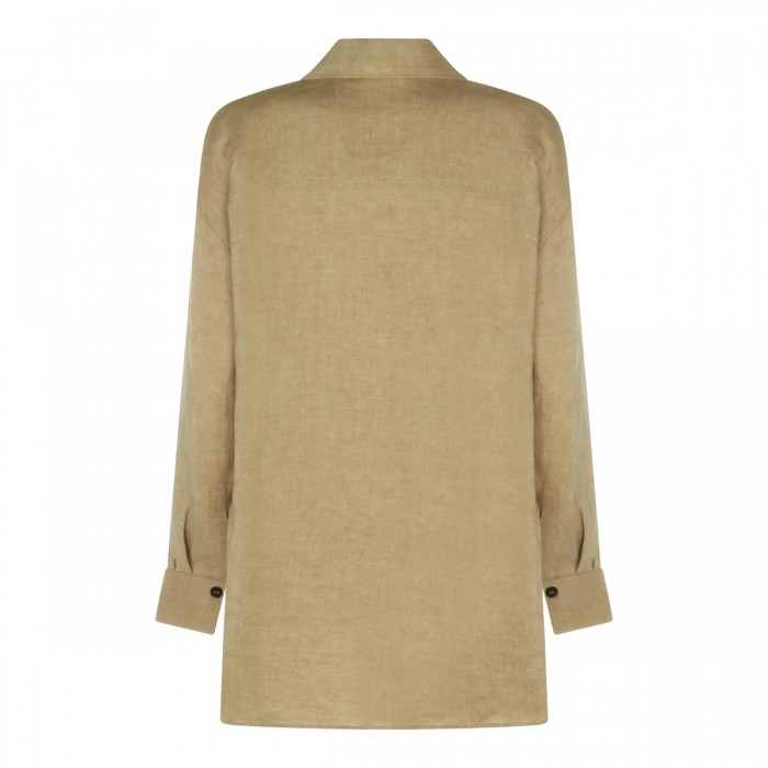 BEIGE LINEN SHIRT 2