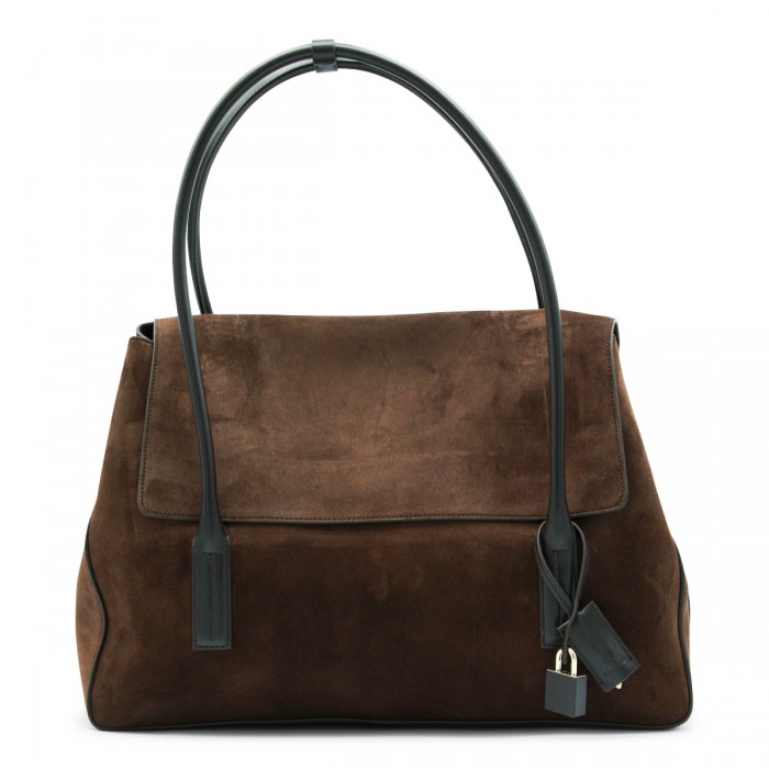 BROWN LEATHER TOTE