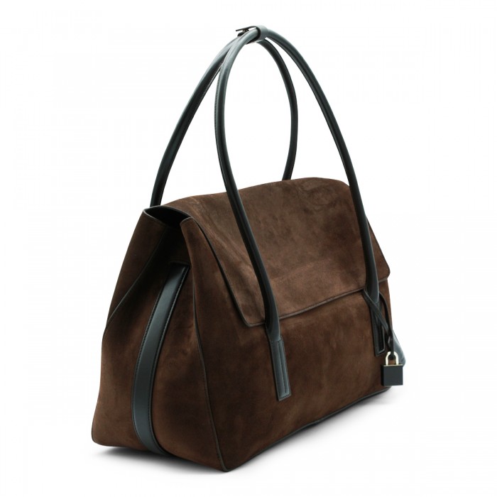 BROWN LEATHER TOTE 2