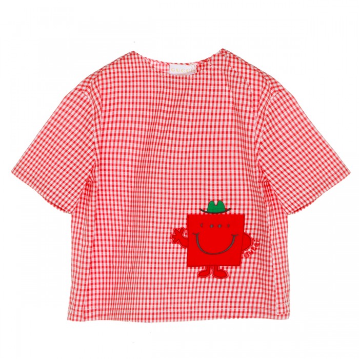 RED COTTON T-SHIRT