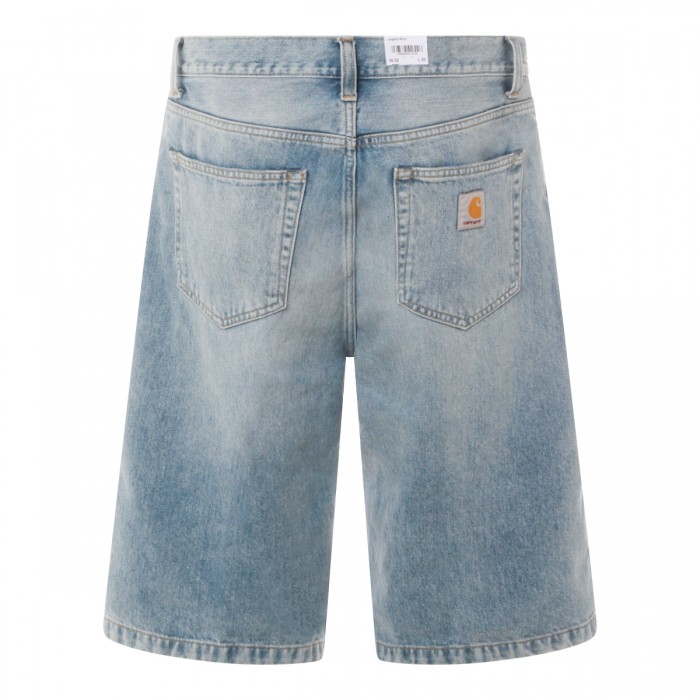 LIGHT BLUE COTTON SHORTS 2