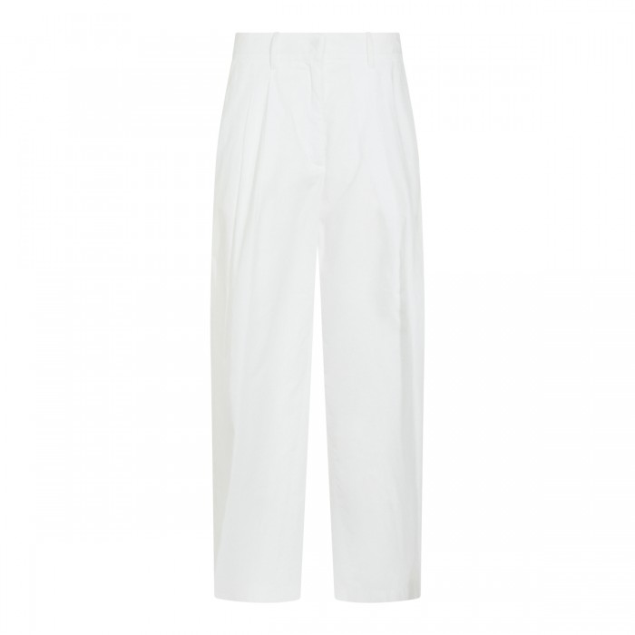 WHITE COTTON PANTS