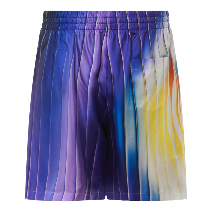 MULTICOLOR SILK SHORTS 2