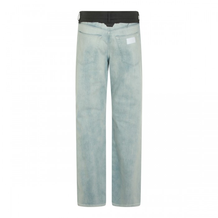 LIGHT BLUE AND BLACK COTTON... 2