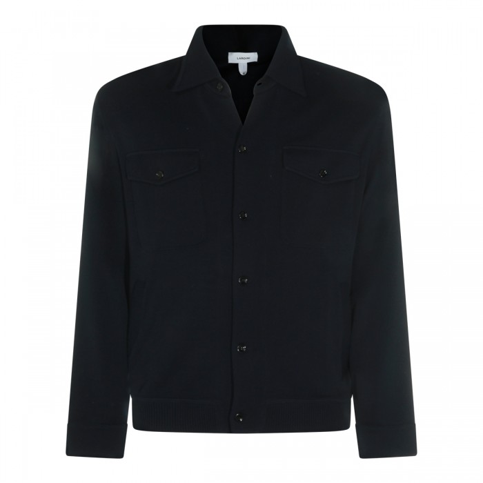 NAVY COTTON CASUAL JACKET