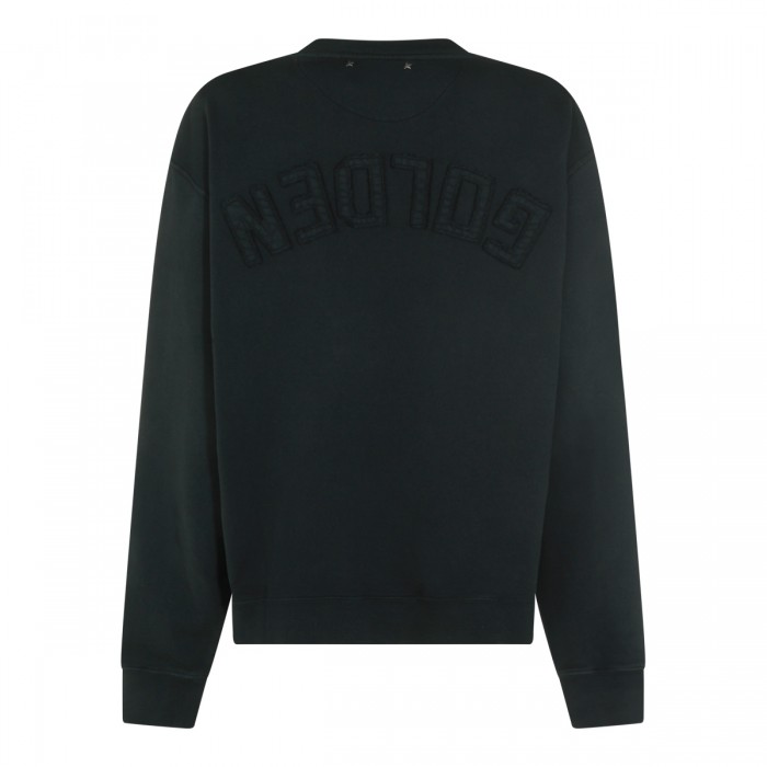 BLACK COTTON SWEATSHIRT 2