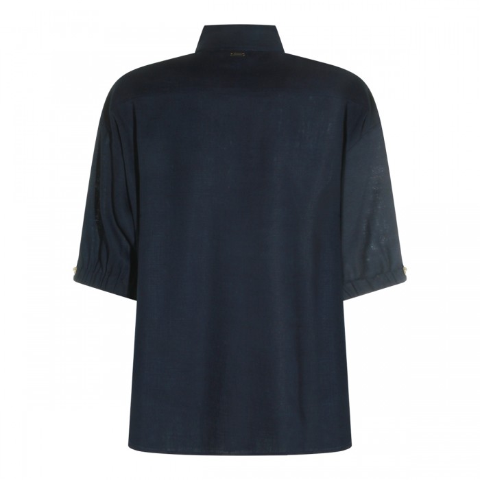 BLUE VISCOSE SHIRT 2