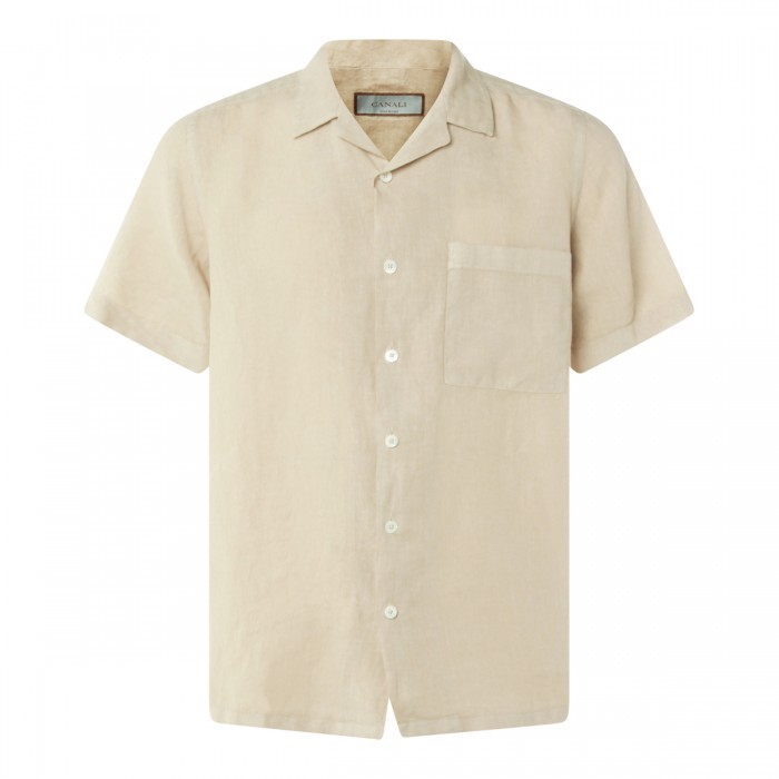 BEIGE LINEN SHIRT