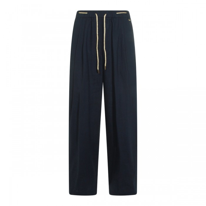 BLUE VISCOSE PANTS