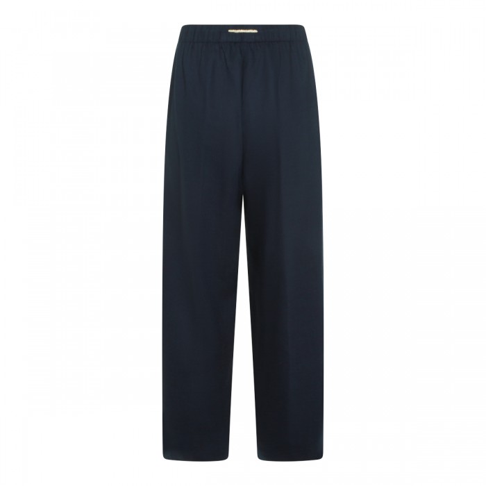 BLUE VISCOSE PANTS 2