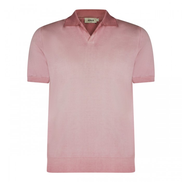 PINK COTTON POLO SHIRT