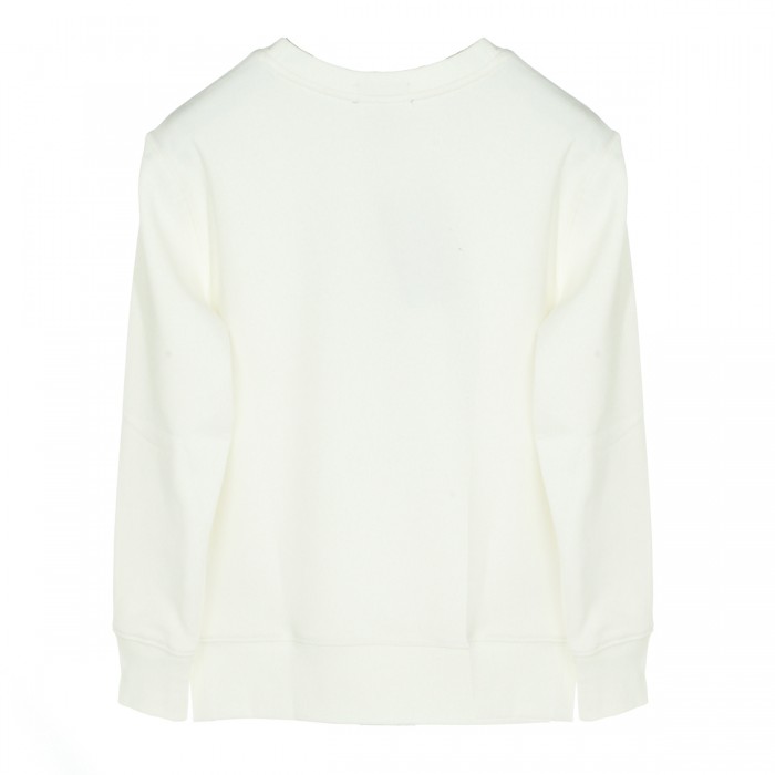 WHITE COTTON SWEATSHIRT 2
